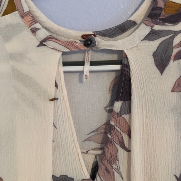 Free People Electric Orchid Print Swing Tunic - Picture 3 of 6